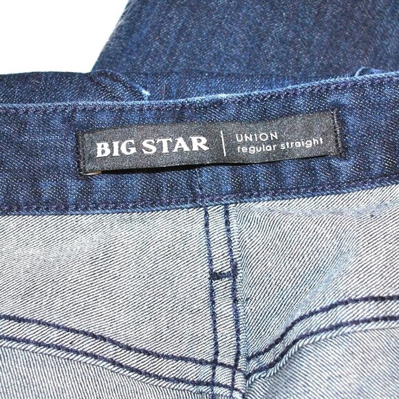 Big Star Union Regular Straight Mens Jeans Big Star 1974 36R Size 36 x 34 - Picture 5 of 6
